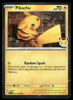 Pikachu (Pokemon Day 2026) Holo Common Miscellaneous Cards & Products 051/162 NM - Image 1