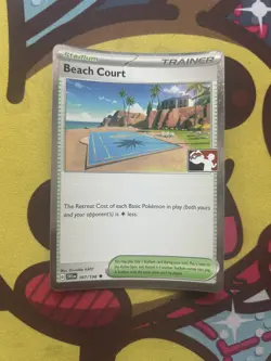 Pokemon Beach Court 167/198 - Play! Prize pack Series - Cosmic Holo Rare - Image 1