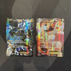 Zekrom EX 97/99 & Reshiram 95/99 Next Destinies Full Art Pokemon BOTH - Image 1
