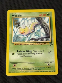 Weedle 100/130 - Base Set 2 Pokemon 2 - Image 1