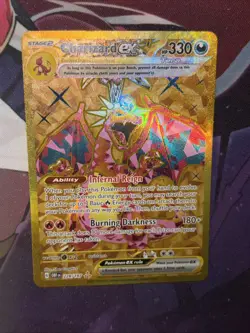 Pokemon TCG Charizard EX #228/197 Sv03: Obsidian Flames - Image 5