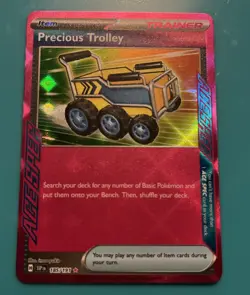 Pokemon Precious Trolley 185/191 Sv08: Surging Sparks Holo NM - Image 1