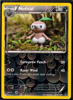 Nuzleaf 72/122 UC BREAKpoint Pokemon Reverse Holo NM/M - Image 1