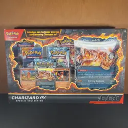 Pokemon TCG Charizard ex Special Collection Box – Sealed – New – Promos & 5 Pack - Image 1