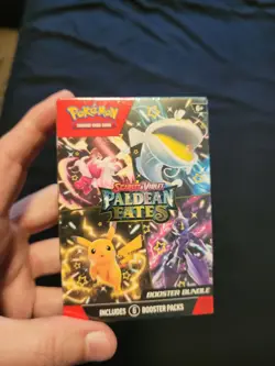 Pokemon Scarlet & Violet Paldean Fates Booster Bundle Box 6 Packs English 2024 - Image 1
