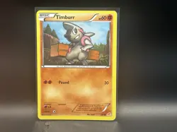 Pokemon Trading Card Timbre 58/114 Black And White Common Pokemon Card TCG - Image 1