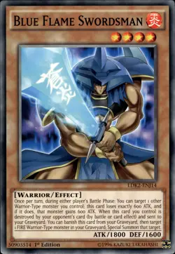 Blue Flame Swordsman - 1st Edition LDK2-ENJ14 - NM - YuGiOh - Image 1