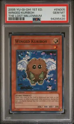 2005 Yugioh Winged Kuriboh TLM-EN005 Rare 1st Edition PSA 10 GEM MINT - Image 1