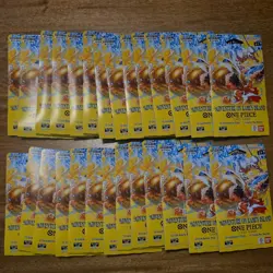 LOT Of 27 - One Piece OP15-EB04 Sleeved Booster Packs English Sealed - Image 1