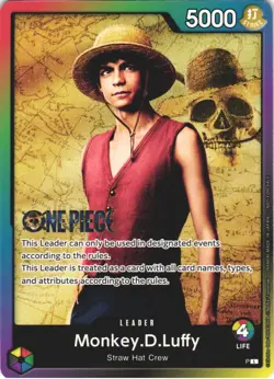 MONKEY.D.LUFFY (LEADER PACK - LIVE ACTION) (SEALED BATTLE 2023 VOL. 1) NM - Image 1