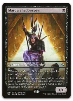 Mardu Shadowspear #74 (NM) Game Day & Store Championship GAME Magic MTG - Image 1