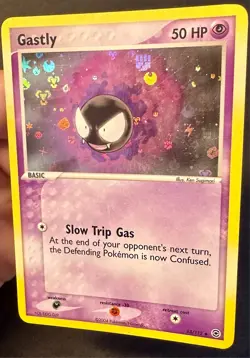 Gastly RARITY ERROR 63/112 EX FireRed & LeafGreen Pokemon Card Reverse Holo VLP - Image 2