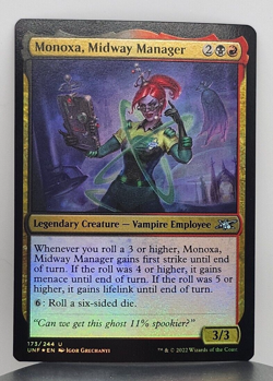Foil - Monoxa, Midway Manager - Unfinity - UNF - 173/244 - MTG - Image 1