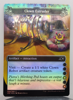 Foil - Clown Extruder (4-6) - Unfinity (UNF) - 204/244 - MTG - Image 1