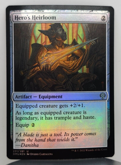 Foil - Hero's Heirloom - Dominaria United (DMU) - 231/281 - MTG - Image 1