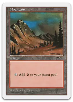 Mountain (Arabian Nights) (NM) Anthologies ATH Magic MTG - Image 1