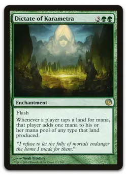 Dictate of Karametra #121 (NM) Journey Into Nyx JOU Magic MTG - Image 1