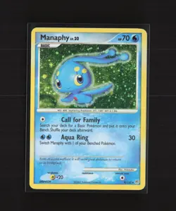 Manaphy 9/130 Diamond & Pearl Holo Rare Pokemon Card - Image 1
