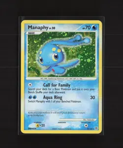 Manaphy 9/130 Diamond & Pearl Holo Rare Pokemon Card - Image 4