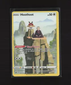 Hoothoot TG12/TG30 Astral Radiance Full Art Holo Ultra Rare Pokemon Card - Image 2