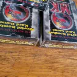 1992 Mortal Kombat Kard Game 60 Card Red Border Starter Deck New Lot Of 5 - Image 3
