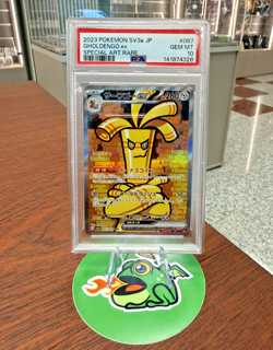 2023 Pokemon Japanese SV3a Raging Surf #087 Gholdengo ex SAR PSA 10 GEM MINT - Image 1