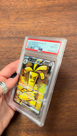 2023 Pokemon Japanese SV3a Raging Surf #087 Gholdengo ex SAR PSA 10 GEM MINT - Image 2