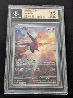 2024 Pokemon SV Surging Sparks SSP EN Latios #203/191 BGS 9.5 - Image 1