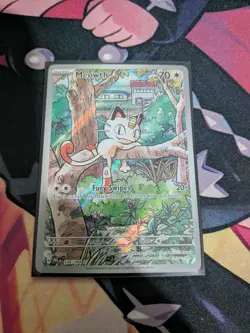 Pokemon TCG Meowth 106/094 Near Mint/Mint Pack Fresh Phantasmal Flames - Image 1