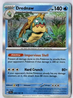 Drednaw 044/142 Stellar Crown Rare Holo Pokemon Card LP - Image 1