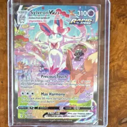 Pokemon Sylveon VMAX Rapid Strike Secret Rare 212/203 Evolving Skies - Image 1