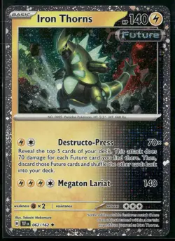 ✰ IRON THORNS 062/162 COSMOS HOLO PROMO POKEMON ✰ NM/M - Image 2