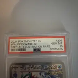 PSA 10 GEM MINT Walking Wake EX SIR 205/162 Temporal Forces 2024 Pokemon - Image 3