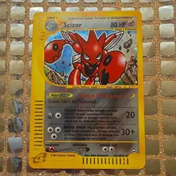 The Pokemon Company Scizor H21/H32 Aquapolis Holo Rare 2002 80HP Eng - Image 1