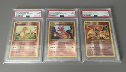 Pokemon Evolutions 2016 Reverse Holo PSA 9 Charizard Charmeleon Charmander Lot - Image 1