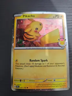 Pikachu (Pokemon Day 2026) Cosmos Holo #051/162 NM - Image 1