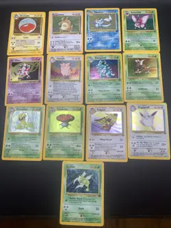 Pokemon TCG Jungle Holo Rare Lot Of 13 LP-MP-HP - Image 1