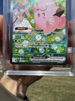 Pokemon TCG Lillie's Clefairy EX Journey Together 184/159 TAG Gem Mint 10 - Image 4
