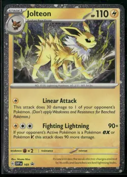 ✰ JOLTEON (COSMOS HOLO) 169 RARE SCARLET & VIOLET PROMO POKEMON ✰ NM/M - Image 2