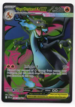 Pokemon TCG: Phantasmal Flames *Foil* Mega Charizard X ex (109/094) Ultra Rare - Image 1