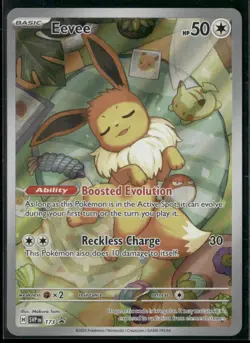 ✰ EEVEE 173 PROMO SCARLET & VIOLET PROMO POKEMON ✰ NM/M - Image 3