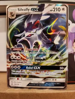 Pokemon TCG Silvally GX Sun & Moon: Ultra Prism 116/156 Holo Ultra Rare - Image 1