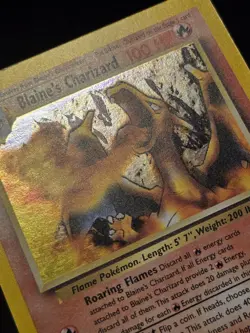 2000 Pokemon Blaine's Charizard Holo 2/132 Gym Challenge - Image 4