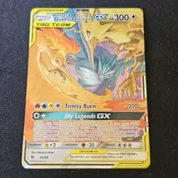 Moltres & Zapdos & Articuno GX 44/68 Hidden Fates Holo Ultra Rare Pokemon TCG - Image 1