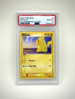 PIKACHU PSA 10 2004 POKEMON EX TRAINER KIT #6/10 LATIOS GEM MINT 5823 - Image 1