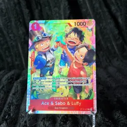 Ace & Sabo & Luffy OP13-007 - One Piece Card Game - Carrying on His Will (OP13) - Image 1
