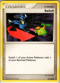 Switch 128/132 Non Holo Secret Wonders - Pokemon Card - NM - Image 1