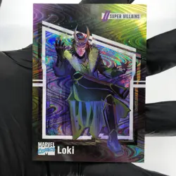 Marvel Card Loki 34 Impel /90 Super Villains Fleer Upper Deck Renditions [NM] - Image 2