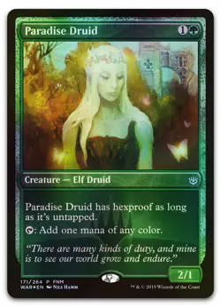 Paradise Druid #171 (Foil) (NM) FNM Promos FNM Magic MTG - Image 1