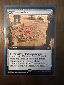 Treasure Map : MTG / The Lost Caverns of Ixalan / Extended Art / NM - Image 1